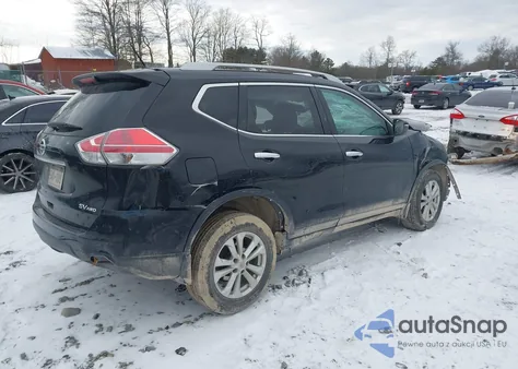 2015 Nissan Rogue Sv z USA, uszkodzony, nr VIN 5N1AT2MV4FC820811